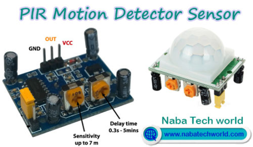 pir motion detector sensor pinout